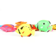 10 pezzi di simulazione di acquario, pesci finti, in plastica, pesci tropicali, giocattolo per piscina per bambini, consegna colore casuale, Fish Tank Simulation Fake Fish