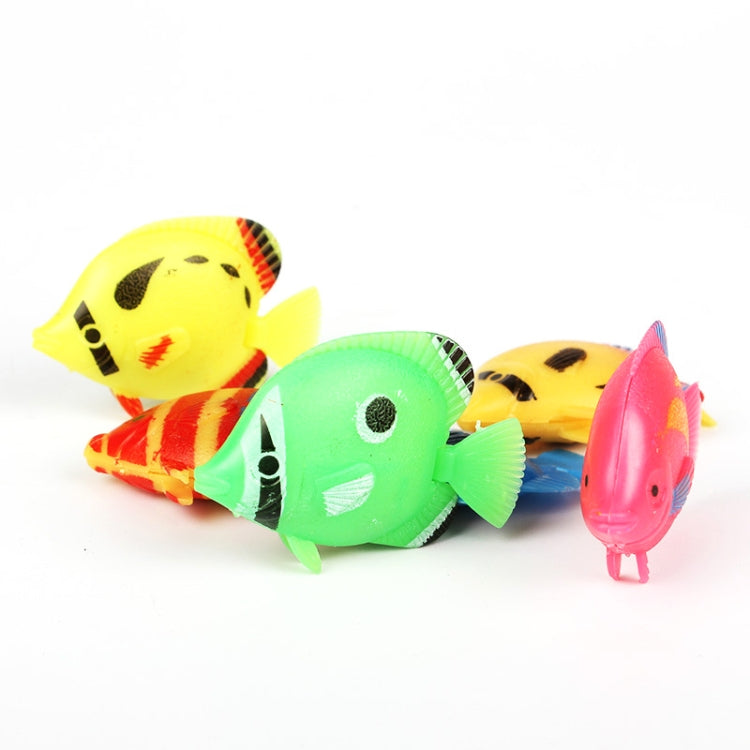 Set 10 pesci finti in plastica per acquario decorativo