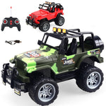 Giocattoli per auto telecomandati elettrici per bambini con ricarica USB, Camouflage Convertible, Red Convertible, Red Buggy, Green Buggy, Blue Buggy