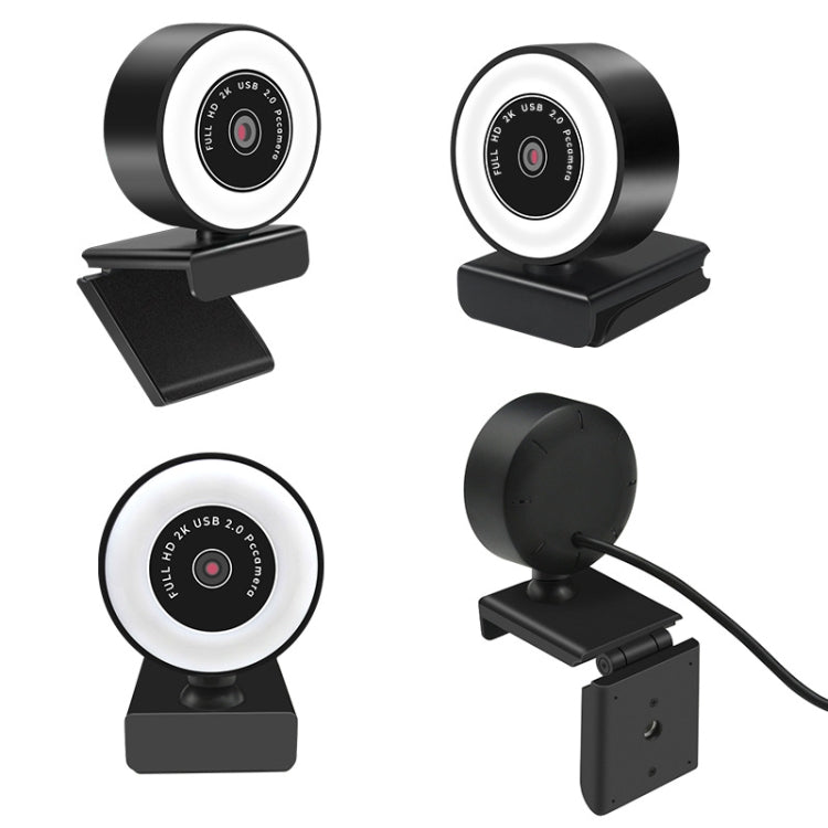 X98 Telecamera HD Fill Light senza unità USB con microfono, 720P, 1080P, 2K Auto Focus