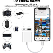Adattatore OTG 8 pin a USB 2.0 per iPhone