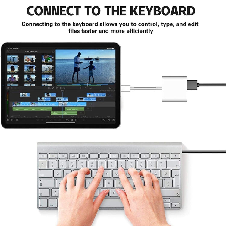 Adattatore OTG 8 pin a USB 2.0 per iPhone iOS 13