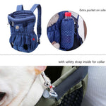 Doglemi Zaino per animali domestici Borsa a tracolla per cani Borsa per cani in rete traspirante, M, L