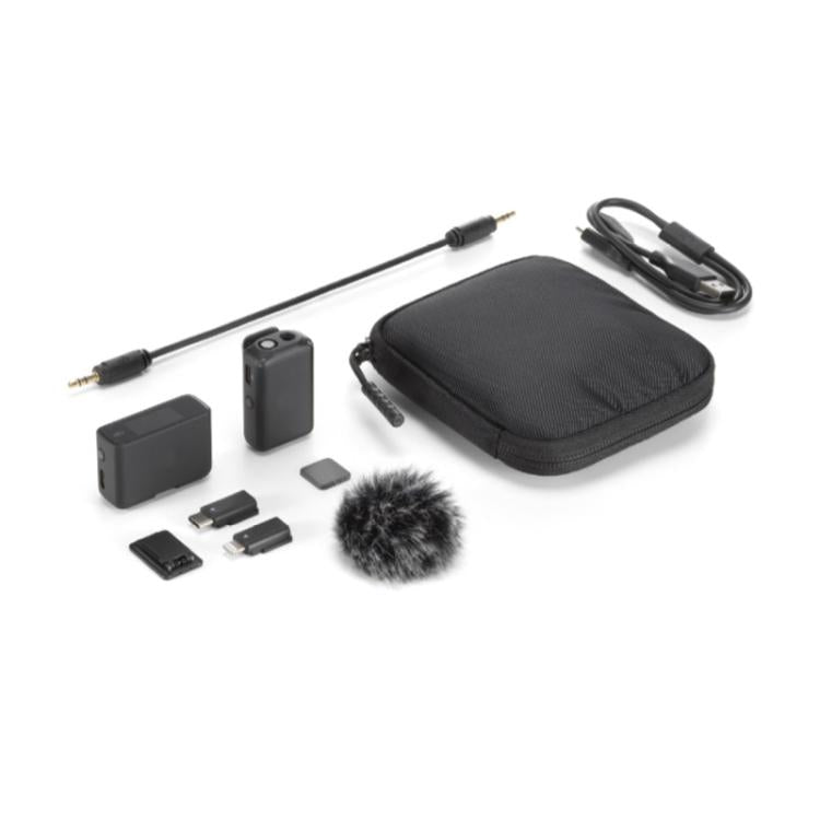 Trasmissione wireless originale DJI Mic con touch screen OLED, 2 Transmitters 1 Receiver, 1 Transmitters 1 Receiver
