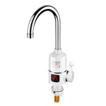 Rubinetto elettrico istantaneo per acqua calda da cucina Spina europea, Lamp Display Big Elbow, Digital Display Big Elbow