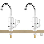 Rubinetto elettrico istantaneo per acqua calda da cucina Spina europea, Lamp Display Big Elbow, Digital Display Big Elbow
