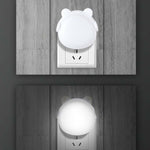 Lampada da comodino a risparmio energetico per camera da letto a LED con controllo intelligente della luce da 4 pezzi, spina americana