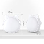 Lampada da comodino a risparmio energetico per camera da letto a LED con controllo intelligente della luce da 4 pezzi, spina americana