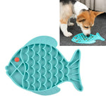 Ciotola anti-soffocamento in silicone per cani e gatti da 2 pezzi, Fish Type, Flower Type, Claw Type