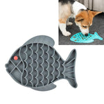 Ciotola anti-soffocamento in silicone per cani e gatti da 2 pezzi, Fish Type, Flower Type, Claw Type