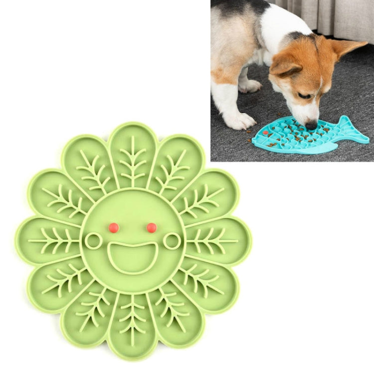 Ciotola anti-soffocamento in silicone per cani e gatti da 2 pezzi, Fish Type, Flower Type, Claw Type