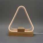 Lampada da scrivania USB semplice da studio Luce notturna in acrilico a LED