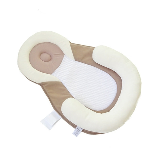 Cuscino per neonato Cuscino per materasso per neonato Cuscino per posizionamento per il sonno del bambino Previene i cuscini antirollio a forma di testa piatta