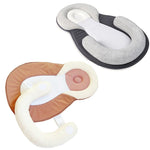 Cuscino per neonato Cuscino per materasso per neonato Cuscino per posizionamento per il sonno del bambino Previene i cuscini antirollio a forma di testa piatta