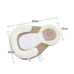Cuscino per neonato Cuscino per materasso per neonato Cuscino per posizionamento per il sonno del bambino Previene i cuscini antirollio a forma di testa piatta