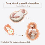 Cuscino per neonato Cuscino per materasso per neonato Cuscino per posizionamento per il sonno del bambino Previene i cuscini antirollio a forma di testa piatta