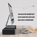 AP2002-2-A Staffa per l'archiviazione del notebook su rack per aumento del displayOlmaster, Classic Style, Plus Storage Box