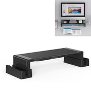 AP2002-2-A Staffa per l'archiviazione del notebook su rack per aumento del displayOlmaster, Classic Style, Plus Storage Box