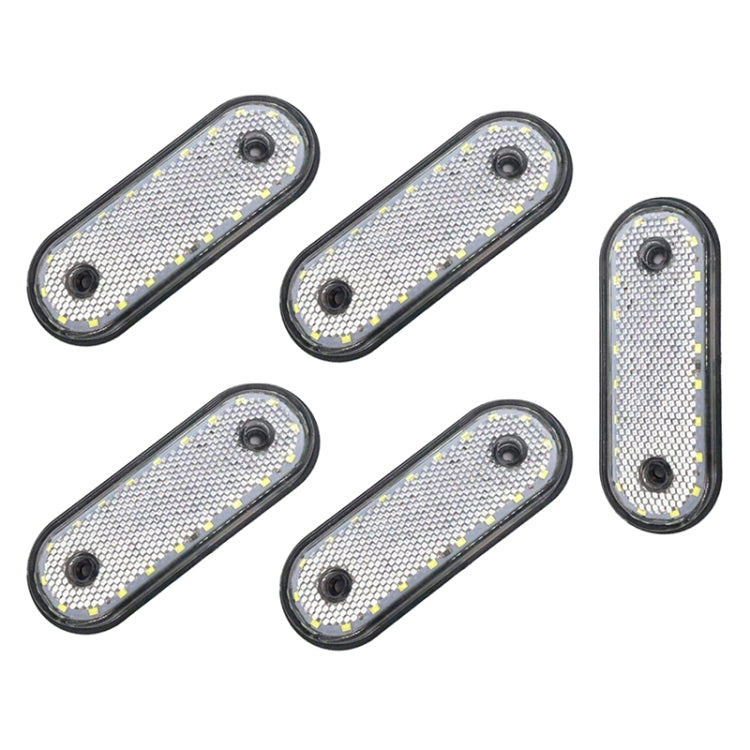 5 PZ MK-095 12/24V 20 LED Luci laterali universali per camion Luci posteriori per rimorchio per camion, MK-095, MK-095 Yellow