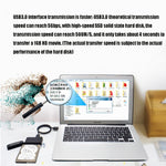 Cavo adattatore USB 3.0 a SATA per hard disk 2.5" e 3.5"