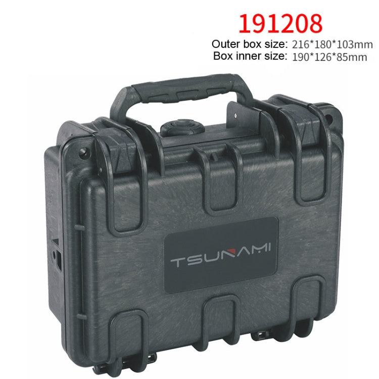 TSUNAMI Cassetta portastrumenti multifunzionale Cassetta di protezione di sicurezza Cassetta portautensili in plastica impermeabile, 19x12x8cm, 22x16x9cm, 27x20x12cm