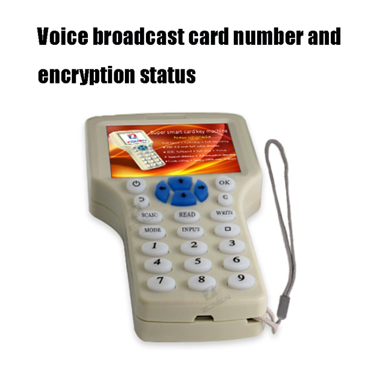 Sensore smart card RFID duplicatore di carte d'identità Zonsin ZX-08CD, Zonsin ZX-08CD
