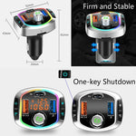 BC63 Scheda per auto colorata Lettore MP3 Ricevitore Bluetooth multifunzionale Caricatore per disco U Accendisigari per auto, BC63