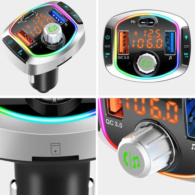 BC63 Scheda per auto colorata Lettore MP3 Ricevitore Bluetooth multifunzionale Caricatore per disco U Accendisigari per auto, BC63