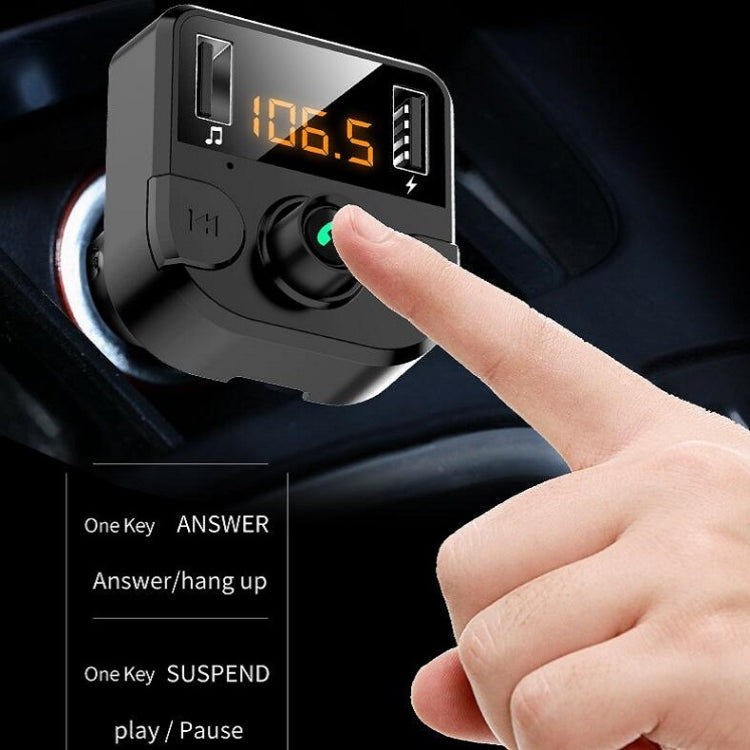 BT36B Lettore musicale MP3 Bluetooth per auto Trasmettitore FM per auto Telefono vivavoce, BT36B