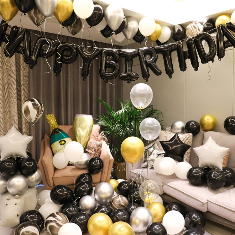 Buon Compleanno Ragazza Ragazzo Pellicola in alluminio Palloncino Scena Decorazione Set Sfondo Decorazione murale Forniture per decorazioni per feste per adulti