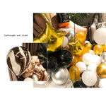 Buon Compleanno Ragazza Ragazzo Pellicola in alluminio Palloncino Scena Decorazione Set Sfondo Decorazione murale Forniture per decorazioni per feste per adulti