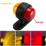 2 PCS R9 12-24V 2 LED 2000-4000K Luce laterale per camion leggero a doppia faccia Modifica per camion carico Fanale posteriore laterale a due colori, 2 PCS R9