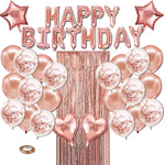 Set di decorazioni per palloncini in oro rosa Forniture per decorazioni per feste di compleanno Decorazioni per feste, Rose Gold Balloon Decoration Set
