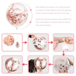 Set di decorazioni per palloncini in oro rosa Forniture per decorazioni per feste di compleanno Decorazioni per feste, Rose Gold Balloon Decoration Set
