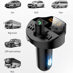 T66 Caricabatteria per auto Bluetooth Accendisigari Lettore MP3 Trasmettitore FM per auto vivavoce, T66