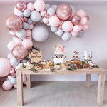 Pacchetto di decorazioni per palloncini nuziali Set di palloncini in lattice Macaron Sala per matrimoni di compleanno Decorazione per festa di nozze, Macaron Latex Balloon