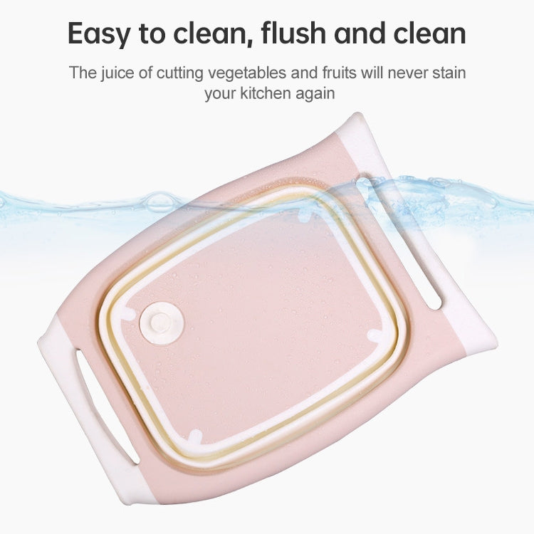 Lavabo per verdure pieghevole da cucina con tagliere multifunzionale, Pink, Blue