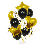 2 pezzi di palloncini in alluminio con paillettes perlate da 18 pollici, decorazione per feste, decorazioni natalizie