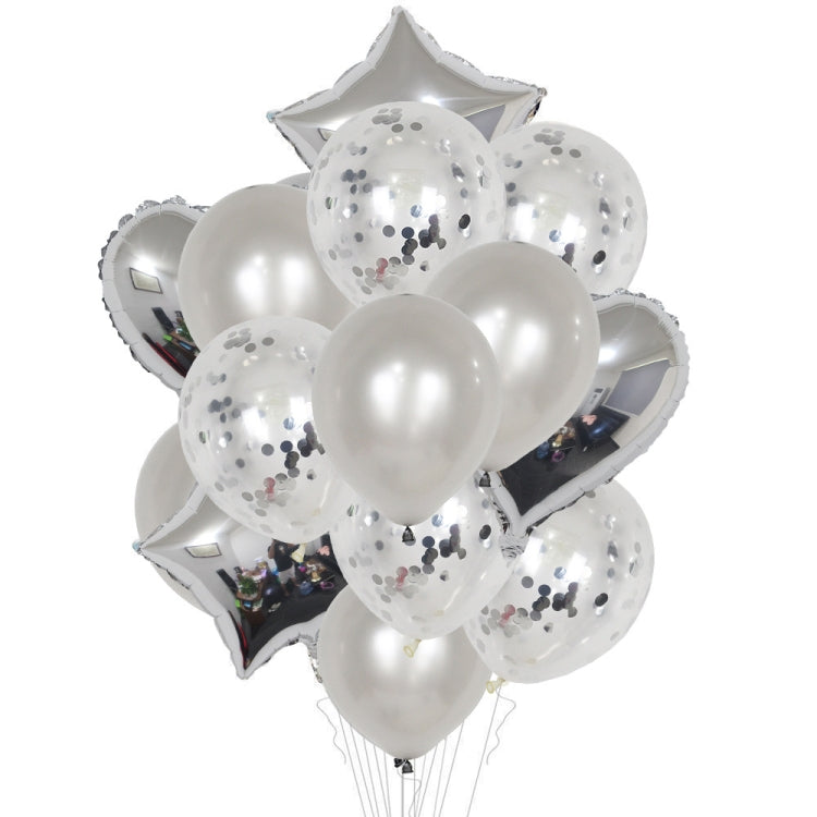 2 pezzi di palloncini in alluminio con paillettes perlate da 18 pollici, decorazione per feste, decorazioni natalizie