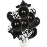 2 pezzi di palloncini in alluminio con paillettes perlate da 18 pollici, decorazione per feste, decorazioni natalizie