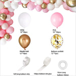 Macron Set di decorazioni per palloncini rosa Proposta di layout per decorazione festa di compleanno, Macron Pink Balloon Decoration