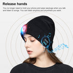 Cappello lavorato a maglia Bluetooth 5.0 con illuminazione a LED per pesca notturna all'aperto