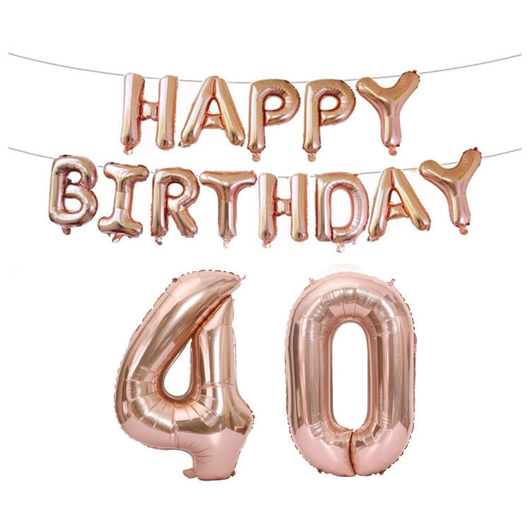 Palloncino in foglio di alluminio numeri grandi 40 pollici