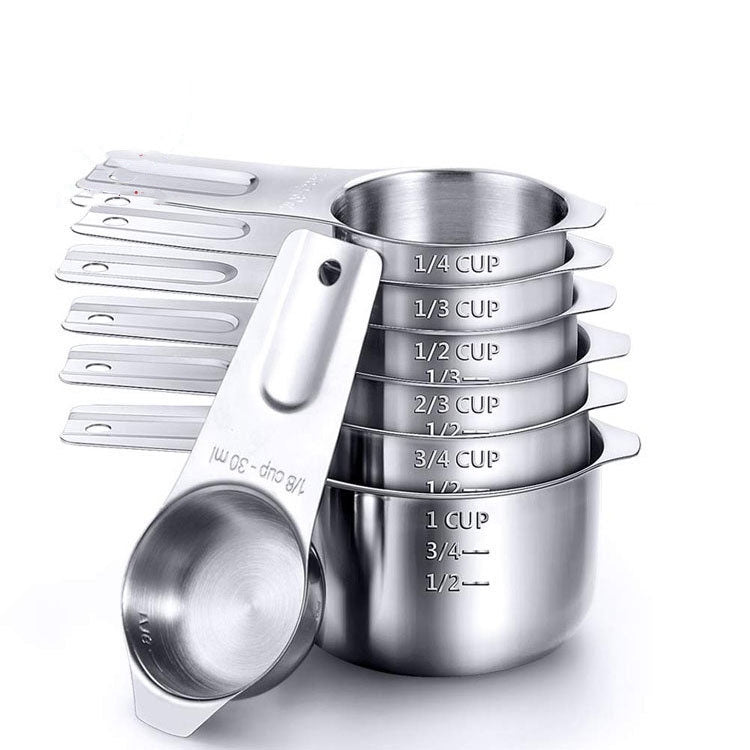 Set misurini cucina in acciaio inox 304 7 pezzi