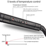 Bigodino capelli nano titanio con display digitale LED