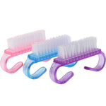 10 pennelli per pulizia strumenti per la cura delle unghie, manicure e pedicure, rimuovi la polvere, pennelli puliti ad angolo piccolo, 10 PCS Pink, 10 PCS Blue, 10 PCS Purple
