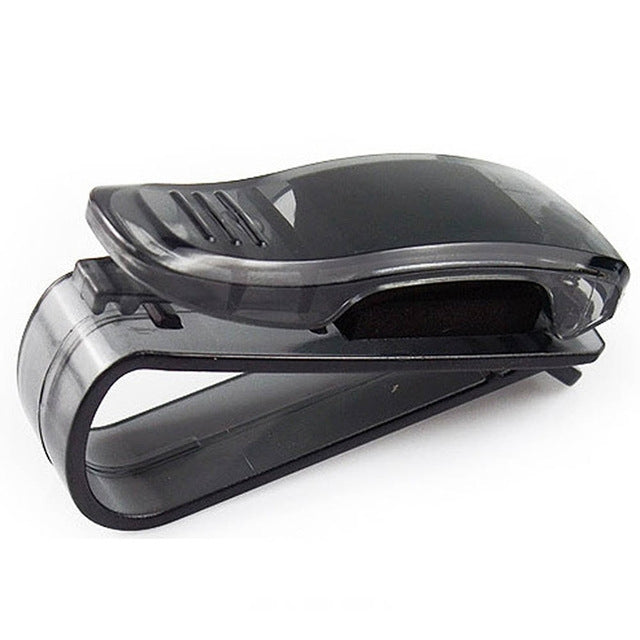 Custodia per occhiali multifunzione Atuo Accessori per auto Porta occhiali da sole Chiusura automatica Clip per biglietti, Sunglasses Holder
