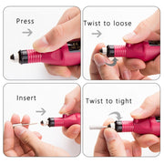 Kit per unghie elettrico Punte per unghie Macchina per manicure Penna elettrica per nail art
