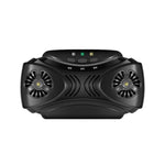 DC-9010 Repellente per insetti portatile repellente per zanzare ad ultrasuoni con ricarica USB, Insect Repellent Black