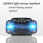 DC-9010 Repellente per insetti portatile repellente per zanzare ad ultrasuoni con ricarica USB, Insect Repellent Black